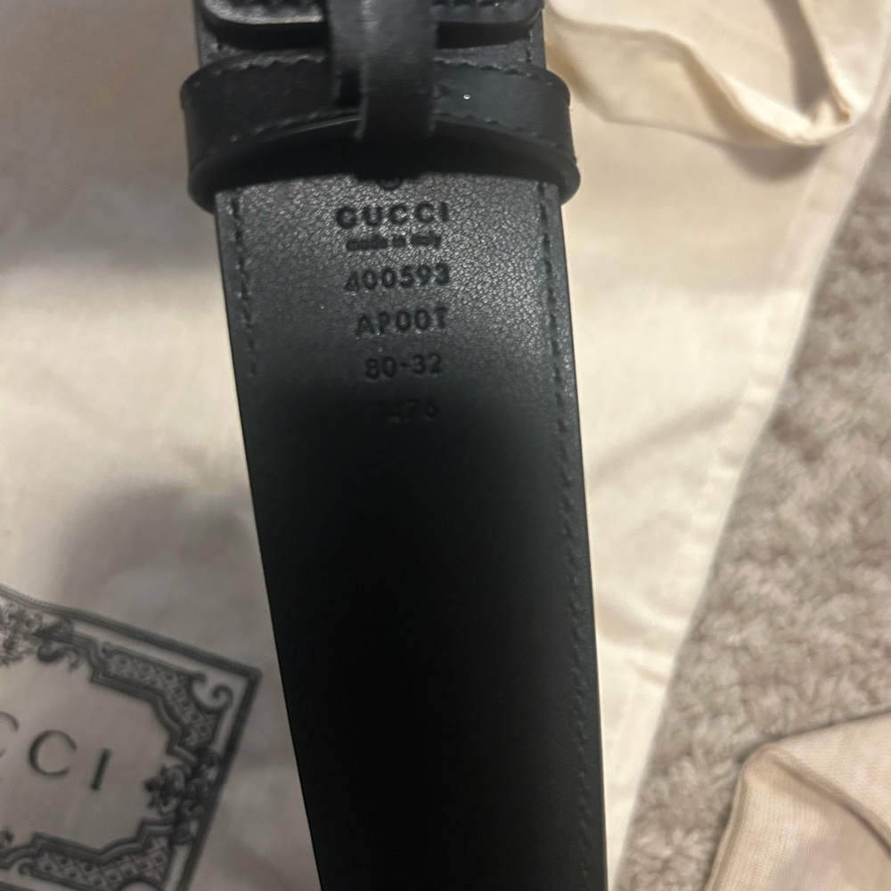 Authentic Gucci belt, worn once for an hour! Like new - Picture 4 of 6